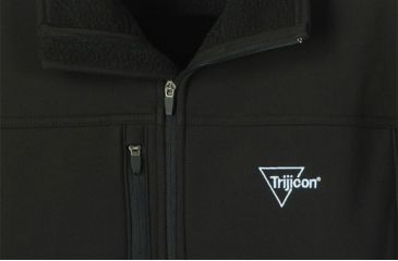 Image of Trijicon Men's Soft Shell Lined Jacket w/ Trijicon Logo, Black, Medium AP49M