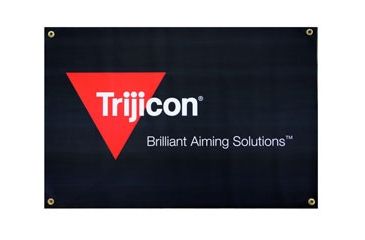 Image of Trijicon Vinyl 2/C Logo Banner with Grommets, Indoor, 24in.x36in. PR49