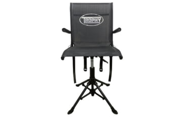 Image of Trophy Treestands Trophy Swivel Chair, Solid Black, TA943