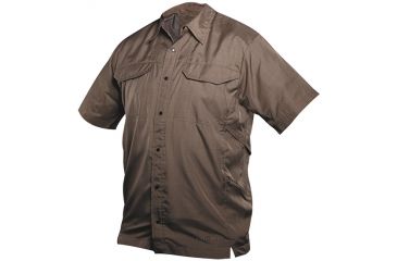 Image of Tru-Spec 24-7 Camp Shirt 100% Poly, Coyote, XLarge Regular 1234006