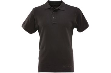 Image of Tru-Spec 24-7 Comfort Cotton SL Polo Shirt 100% Cotton, Black, Small Regular 4529003