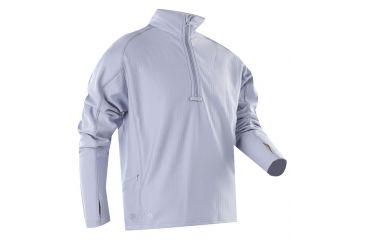 Image of Tru-Spec 24-7 Series Grid Pullover Shirt, Zip Through, Smoke, 2XL 2432007