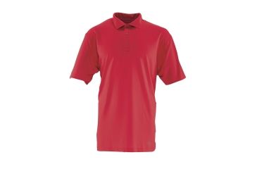 Image of Tru-Spec 24-7 Mens SL Performance Polo 100% Poly, Range Red, XSmall Regular 4493002