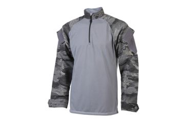 Image of TRU-SPEC A-TACS Xtreme BDU 1/4 Zip Combat Shirt - Mens, A-Tacs Ghost, Large, Regular, 1778005