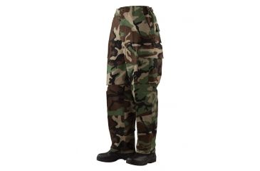 Image of TRU-SPEC BDU Cotton/Nylon Ripstop Pants - Men's, Woodland Camo, Large, Long, 1276025