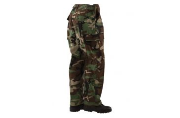 Image of TRU-SPEC BDU Cotton/Nylon Ripstop Pants - Men's, Woodland Camo, Large, Long, 1276025