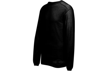 Image of Tru-Spec Crew T Shirt Black BASELAYER LS,Small Reg. 2771003