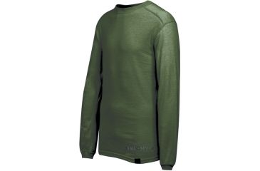 Image of Tru-Spec Crew T Shirt MARINE OD Green BASELAYER LS,Small Reg. 2775003