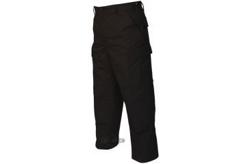 Image of Tru-Spec Gen 1 Police Pants Black P/C R/S POLICE BDU, ZIP FLY, Small Short 1995043