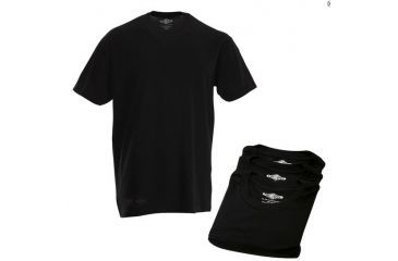 Image of Tru-Spec Mens Comfort Cotton Short Sleeve T-Shirt, 3-Pack, Black, Small 4226003