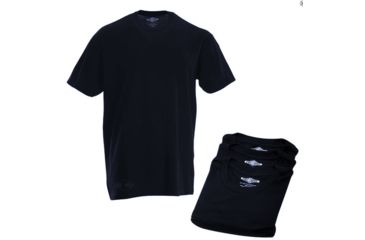 Image of Tru-Spec Mens Comfort Cotton Short Sleeve T-Shirt, 3-Pack, Navy, 2XL 4227007