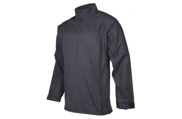 Image of Tru-Spec Mens Responder Shirt 1/4 Zip, Polyester/Cotton Rip-Stop, Ranger Green, Large, 2516005