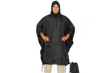 Image of Tru-Spec Military Ponchos Nylon, Black, OSFM 3101000