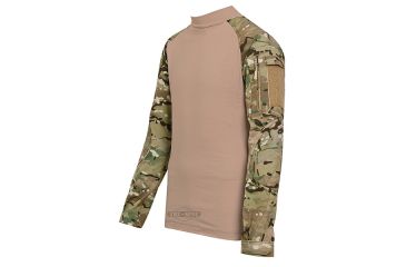 Image of Tru-Spec T.R.U. Combat Shirt 50/50 Nylon/Cotton Rip-Stop, MultiCam/Coyote, XSmall Regular 2534002