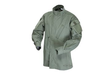 Image of Tru-Spec TAC T.R.U.Shirts 50/50 Nylon/Cotton Rip-Stop, Olive Drab, Small Long 1385023