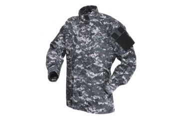 Image of Tru-Spec 1390023: TAC T.R.U.Shirts 50/50 Nylon/Cotton Rip-Stop, Digital Urban, Small Long