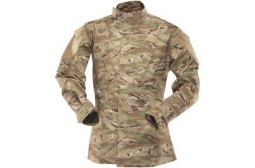 Image of Tru-Spec Tactical Response All Terrain Tiger Stripe Shirt NYCO R/S, Large Short 1262045