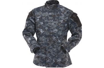 Image of Tru-Spec Tactical Response Shirt MIDNIGHT DIGITAL P/C R/S, Extra Large Long 1311026
