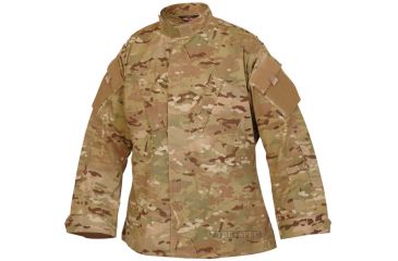 Image of Tru-Spec Tactical Response Shirt Multi Camo P/C R/S, Large Long 1298025