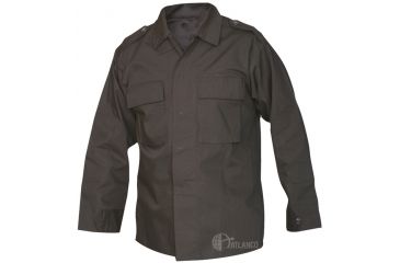 Image of Tru-Spec Tactical Shirt, Basic Black C/P R/S,Medium Reg. 1430004