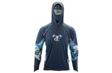 Image of TrueTimber Arrow Wood Pullover - Mens, Midnight Navy/Rift, Medium, 0801-Midnight Navy/Rift - M