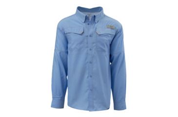 Image of TrueTimber BakStaye Long Sleeve Shirt - Mens, Placid Blue/Drizzle, 2XL, 0798-Placid Blue/Drizzle - 2XL