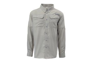 Image of TrueTimber BakStaye Long Sleeve Shirt - Mens, Vapor Blue/Drizzle, Medium, 0602-Vapor Blue/Drizzle - M