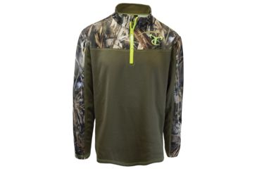 Image of TrueTimber Brown Body with DRT Accents 1/4 Zip - Mens, Dirt, Medium, 0221-M