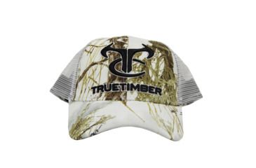 Image of TrueTimber Camo Logo Ball Cap, Snow, One Size, 0404