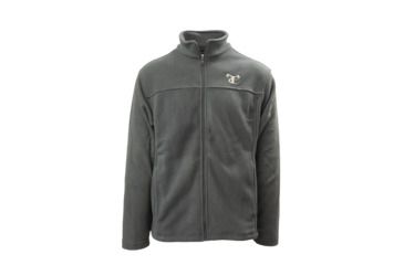 Image of TrueTimber Full-Zip Polar Fleece Jacket w/Logo - Mens, Charcoal, Medium, 0433-M