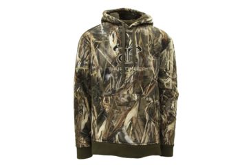 Image of TrueTimber High Pile Fleece Logo Hoodie - Mens, Dirt, Medium, 0452-M