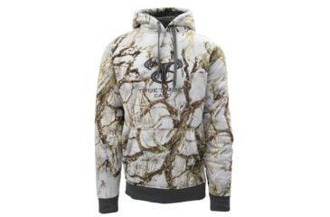 Image of TrueTimber High Pile Fleece Logo Hoodie - Mens, Snow, Medium, 0385-M