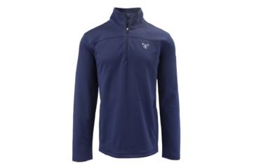 Image of TrueTimber Karnuba Midweight Performance 1/4 Zip - Mens, Navy Blazer, Medium, 841985161092