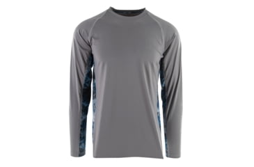 Image of TrueTimber Mirror Lake Chiller Long Sleeve - Mens, December Sky/Viper Aqua, Large, 841985160828