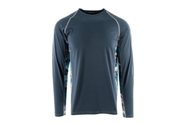 Image of TrueTimber Mirror Lake Chiller Long Sleeve - Mens, Steel Blue/Rift, 2XL, 841985160880