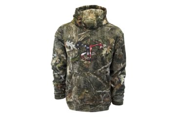 Image of TrueTimber Polar Fleece Hoodie with Flag Logo - Mens, Kanati, Medium, 0287-M