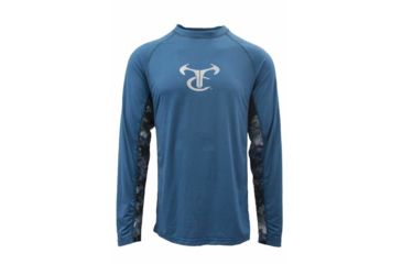 Image of TrueTimber RipWater Long Sleeve Crew - Mens, Stellar/Viper Aqua, 2XL, 0688-Stellar/Viper Aqua - 2XL