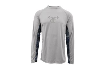 Image of TrueTimber RipWater Long Sleeve Crew - Mens, Vapor Blue/Viper Aqua, 2XL, 0689-VB/VA-2XL