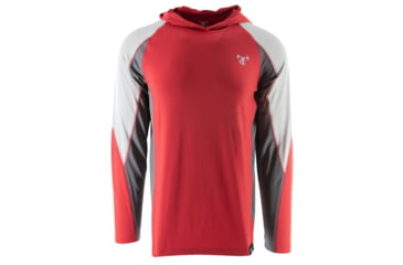 Image of TrueTimber ShellDrop Hoodie - Mens, Red Hot/Cool Grey/Vapor Blue, 3XL, 841985162488