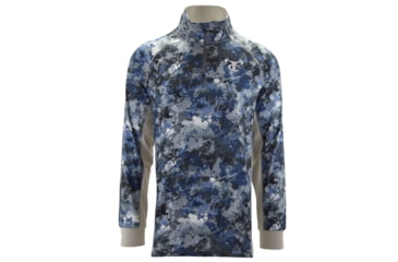 Image of TrueTimber Syspend Chiller 1/4 Zip - Mens, Viper Aqua/Drizzle, Large, 841985160941