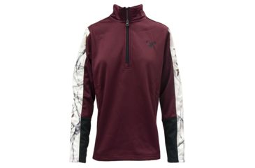 Image of TrueTimber TTC Logo Left Chest Perfomance 1/4 Zip - Womens, Snow, Small, 0382-S