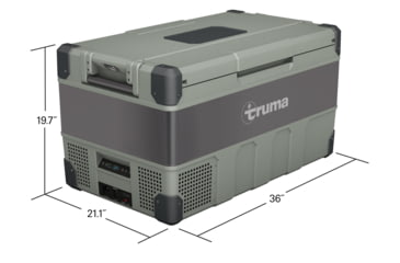 Image of Truma Cooler C105 Single Zone Portable Fridge/Freezer, Earth Green, 105 liter, 45005-06