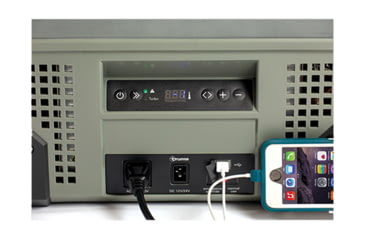 Image of Truma Cooler C69 Dual Zone Portable Fridge/Freezer, Earth Green, 69 liter, 45105-01