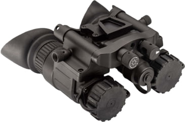 Image of TRYBE Optics NVG-50 Dual 1x19mm White Phosphor Tube Night Vision Goggle, Gen 3, Min 1600+ FOM, 64-72 lp/mm, Black, TRYBENVG50W