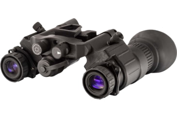 Image of TRYBE Optics NVG-50 Dual 1x19mm White Phosphor Tube Night Vision Goggle, Gen 3, Min 1600+ FOM, 64-72 lp/mm, Black, TRYBENVG50W