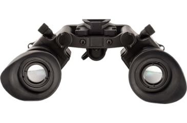 Image of TRYBE Optics NVG-50 Dual 1x19mm White Phosphor Tube Night Vision Goggle, Gen 3, Min 1600+ FOM, 64-72 lp/mm, Black, TRYBENVG50W