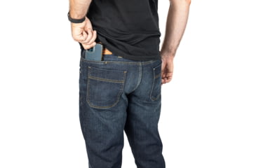 Image of TRYBE Tactical All Purpose Denim Jean - Men's, Slim Fit, Blue/Medium wash, 40-34, TACJNSLMMD-40-34