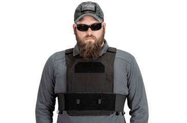 Image of TRYBE Tactical Covert Plate Carrier, Black, CPC-BL