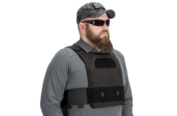 Image of TRYBE Tactical Covert Plate Carrier, Black, CPC-BL