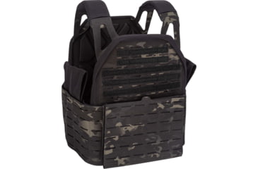 Image of TRYBE Tactical Low-Profile Plate Carrier, Multi-Cam Black, LPFPC-MCB